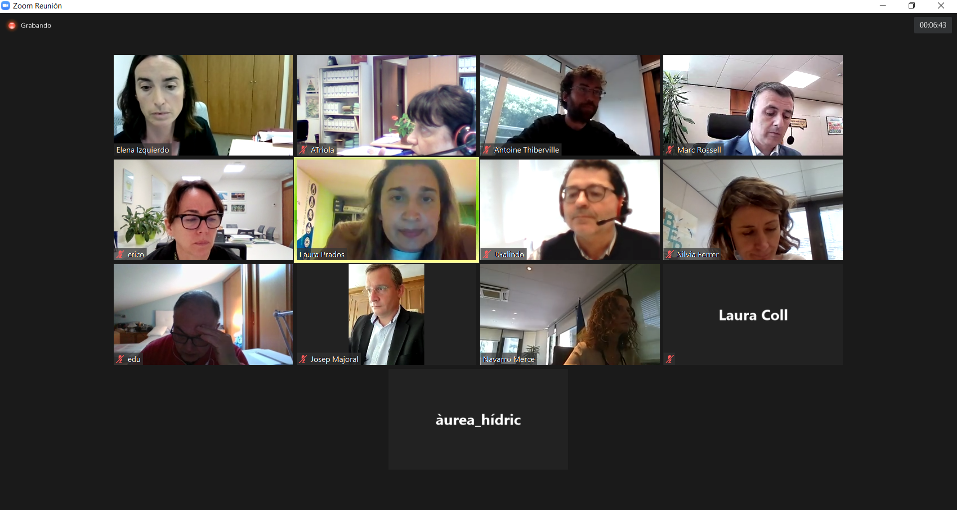 Assistents a la reunió de la Comissió d'Informació i Vigilància